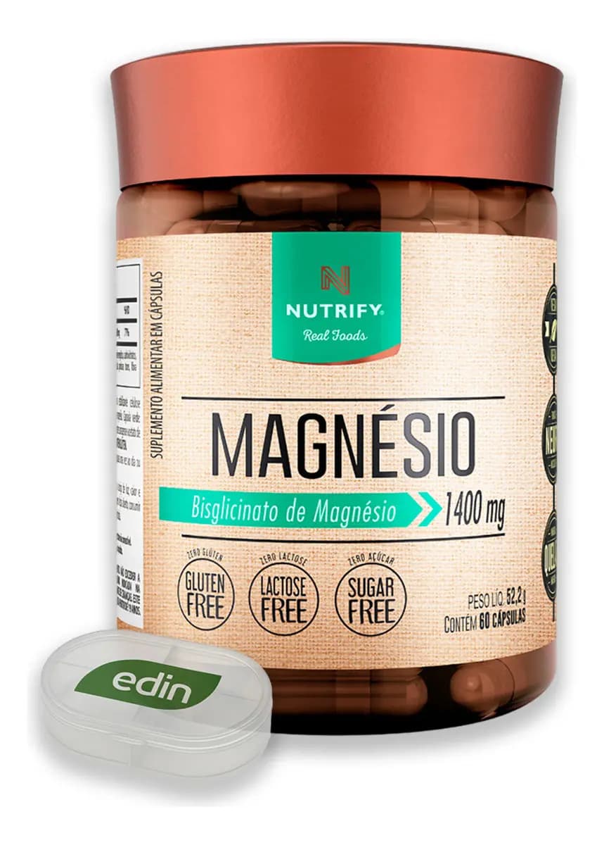 Magnésio Nutrify 60 cápsulas