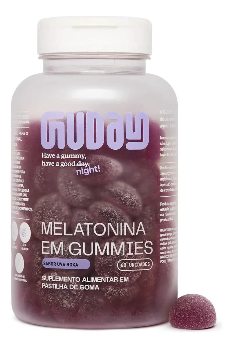Guday Melatonina Uva 60 Gomas 60 Gomas