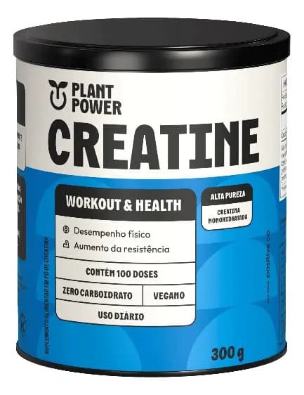 Creatina Plant Power Monohidratada 300g