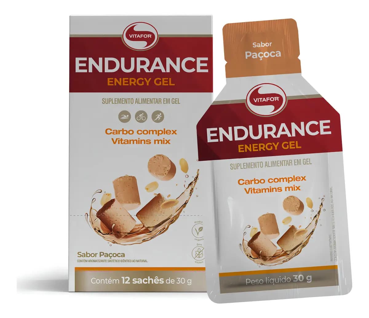 Vitafor Endurance Energy Carbo Gel Gel Pacoca