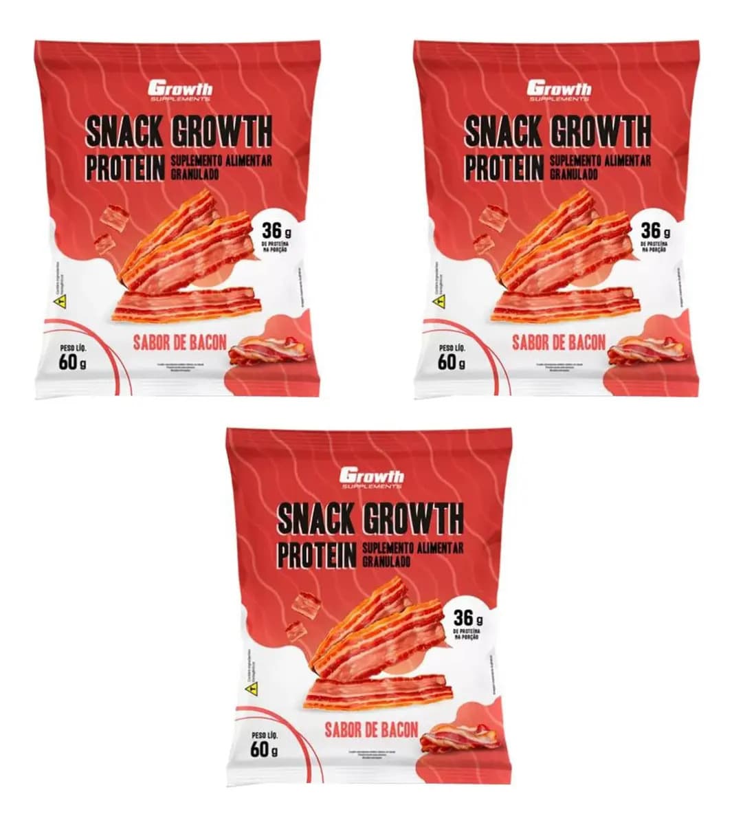 Snack Growth Bacon 60g